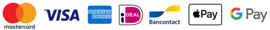 Available secure payment options: Visa, Mastercard, PayPal